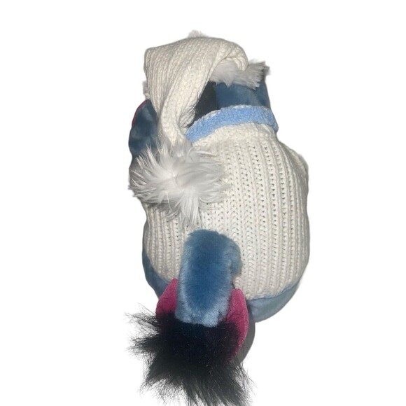 Disney Store Eeyore Snowflake Sweater Winter Holiday Christmas Plush Stuffed Toy - Picture 7 of 16